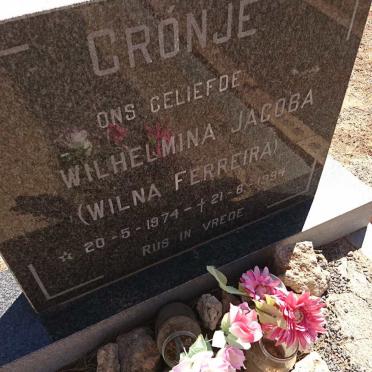 CRÓNJE Wilhelmina Jacoba 1974-1994