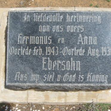 EBERSOHN Hermanus -1943 &amp; Anna -1938