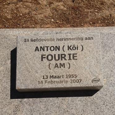 FOURIE Anton 1955-2007