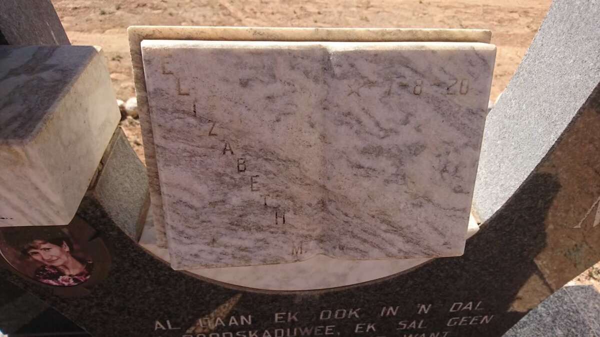 MYBURGH Joseph P. 1917-1993 &amp; Elizabeth M. HANEKOM 1920-