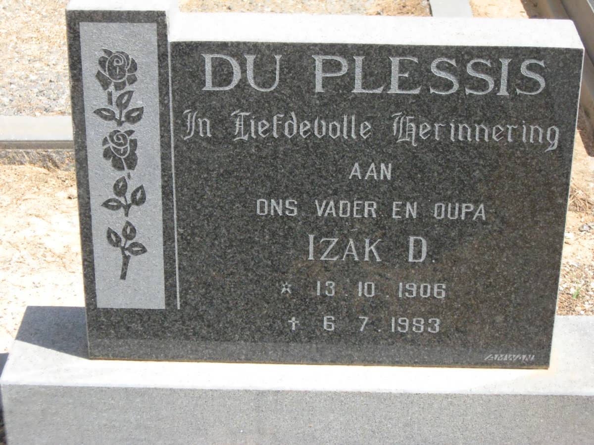 PLESSIS Izak D., du 1906-1983