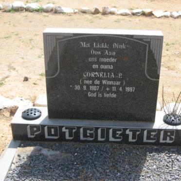 POTGIETER Cornelia P. nee DE WINNAAR 1907-1997