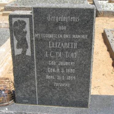 TOIT Elizabeth J.C., du nee JOUBERT 1890-1954