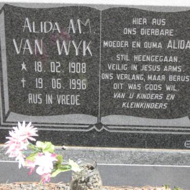 WYK Alida A.M., van 1908-1996