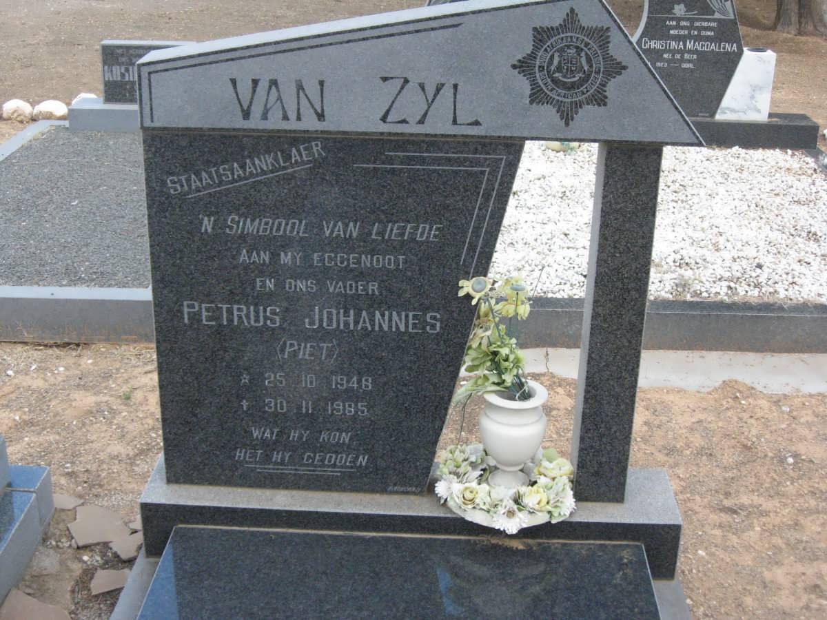 ZYL Petrus Johannes, van 1948-1985