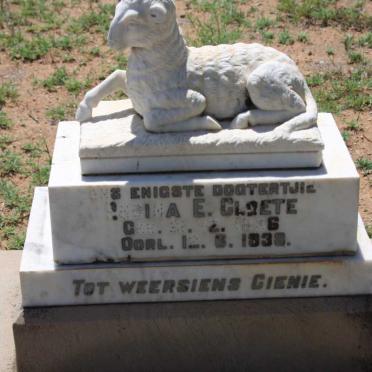 CLOETE Regina E. 1936-1838