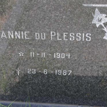 PLESSIS Jannie, du 1904-1987