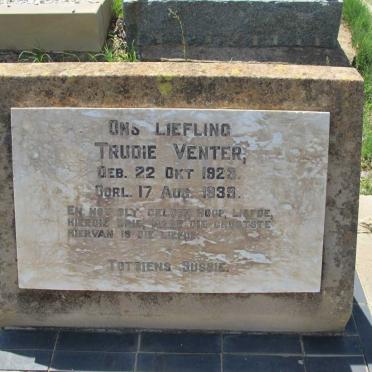 VENTER Trudie 1928-1939