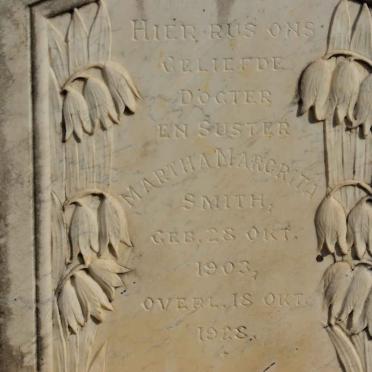 SMITH Martha Margrita 1903-1928