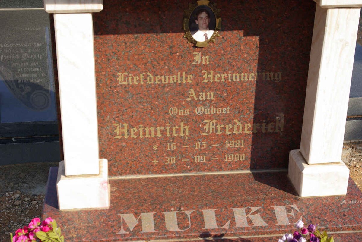 MÜLKE Heinrich Frederich 1981-1998