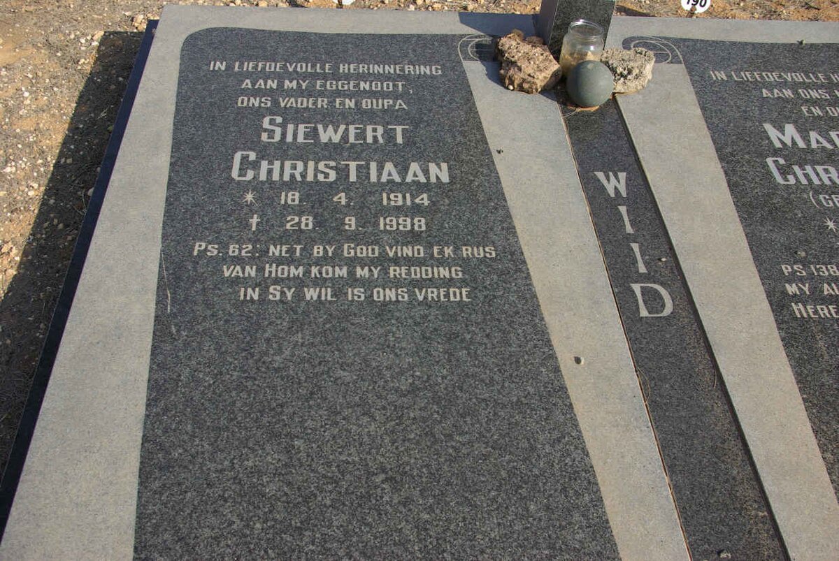 WIID Siewert Christiaan 1914-1998