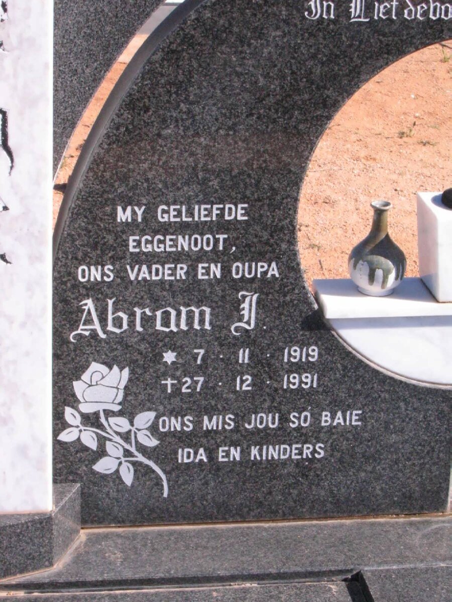 BURGER Abram J. 1919-1991