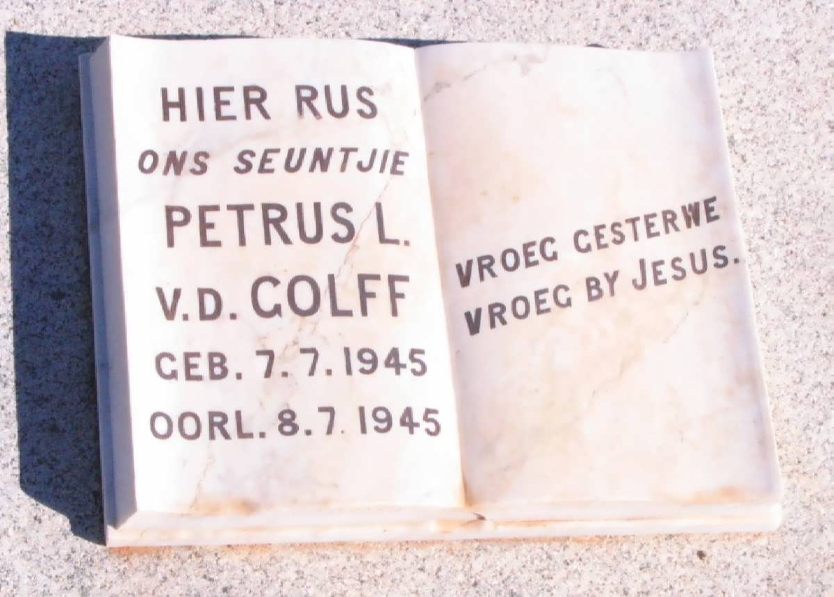 COLFF Petrus L., v.d. 1945-1945