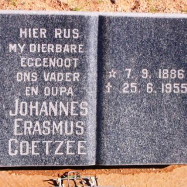COETZEE Johannes Erasmus 1886-1955