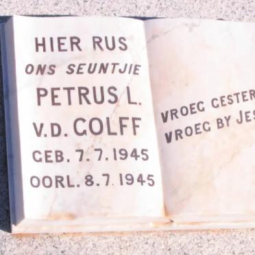 COLFF Petrus L., v.d. 1945-1945