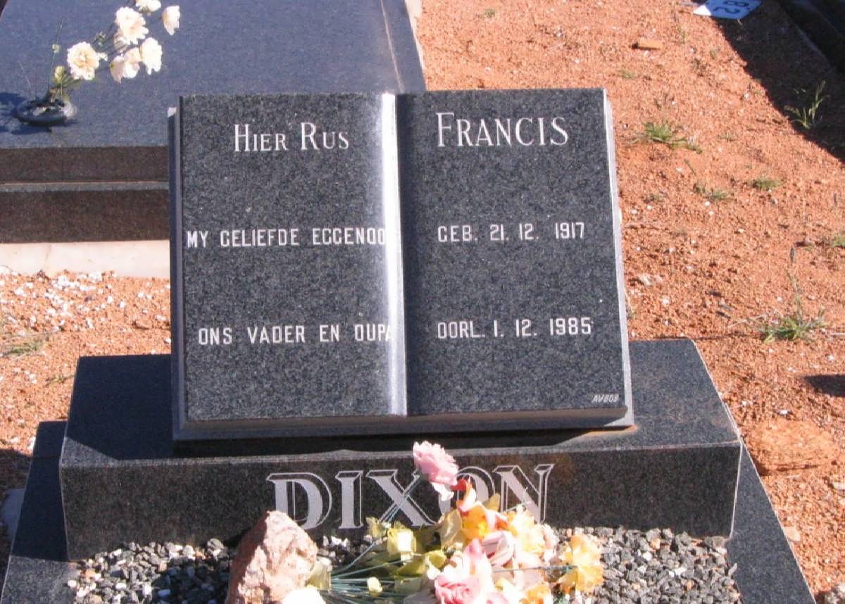 DIXON Francis 1917-1985