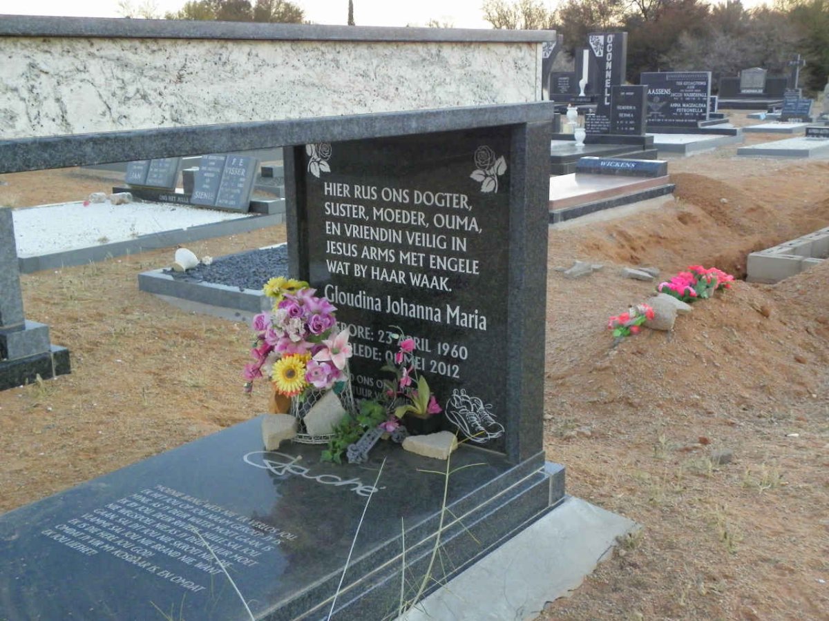 FOUCHE Gloudina Johanna Maria 1960-2012