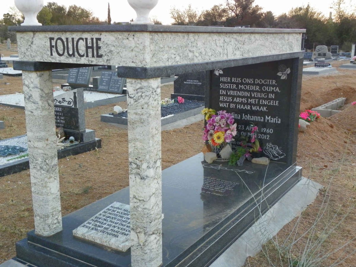 FOUCHE Gloudina Johanna Maria 1960-2012