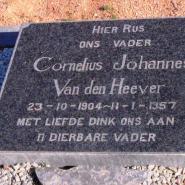 HEEVER Cornelius Johannes, van den 1904-1957