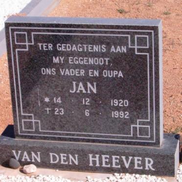 HEEVER Jan, van den 1920-1992