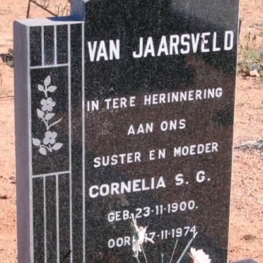 JAARSVELD Cornelia S.G., van 1900-1974