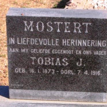 MOSTERT Tobias J. 1873-1916