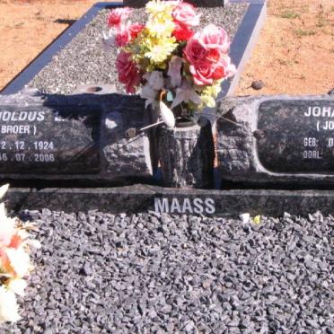 MAASS Arnoldus L. 1924-2006 &amp; Johanna N. SMIT 1930-
