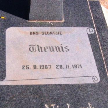 NIEKERK Theunis, van 1967-1971