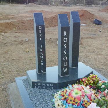 ROSSOUW Gert Francois 1943-2014