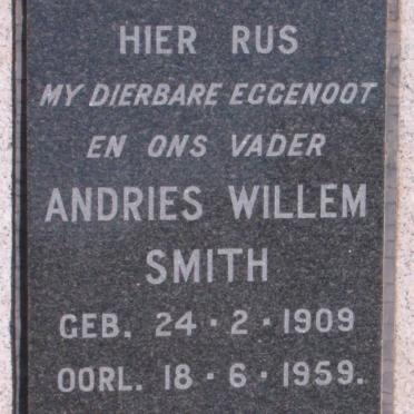 SMITH Andries Willem 1909-1959