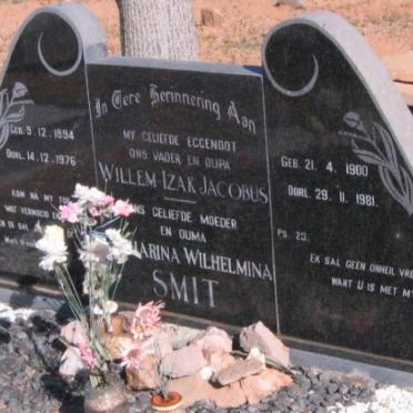 SMIT Willem Izak Jacobus 1894-1976 &amp; ?harina Wilhelmina 1900-1981