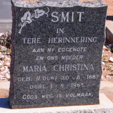 SMIT Maria Christina, nee LOUW 1887-1965