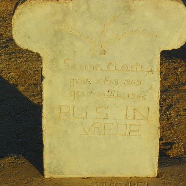 CLOETE Sanna 1869-1946