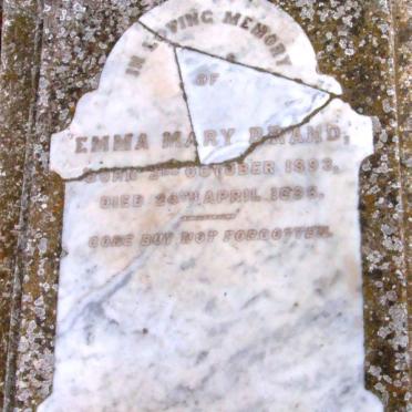 BRAND Emma Mary 1893-1896