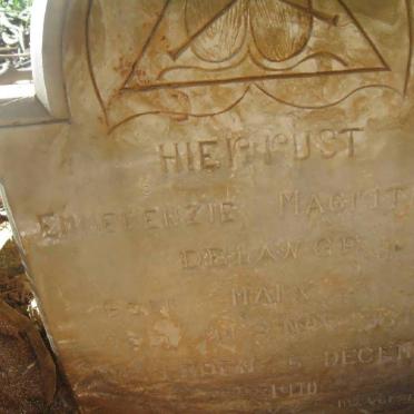 LANGE Emmelenzie Magritha, de nee MARX 1841-1910