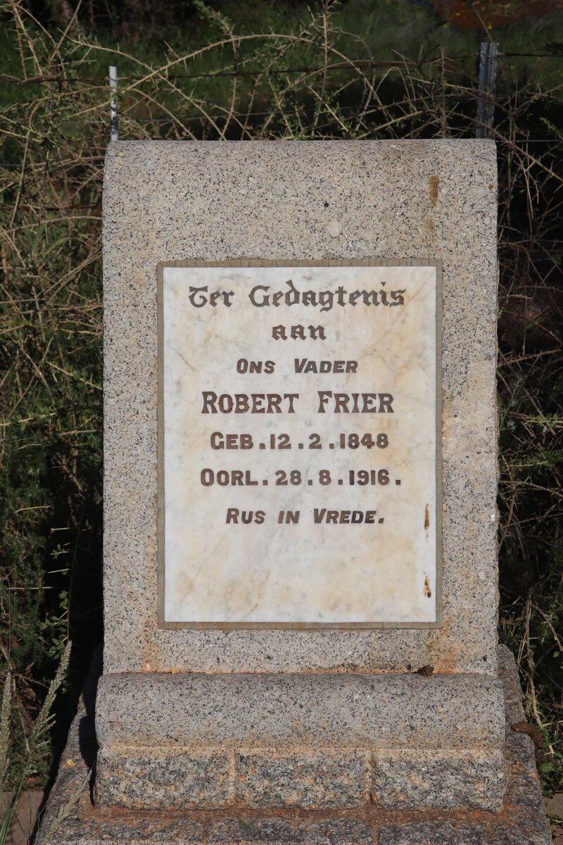 FRIER Robert 1848-1916