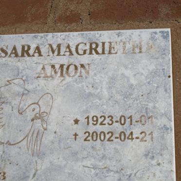 AMON Susara Magrietha 1923-2002