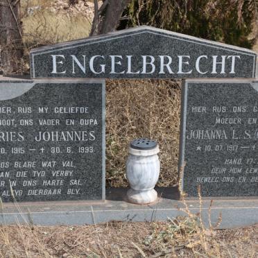 ENGELBRECHT Andries Johannes 1915-1993 &amp; Johanna L.S. 1917-1995