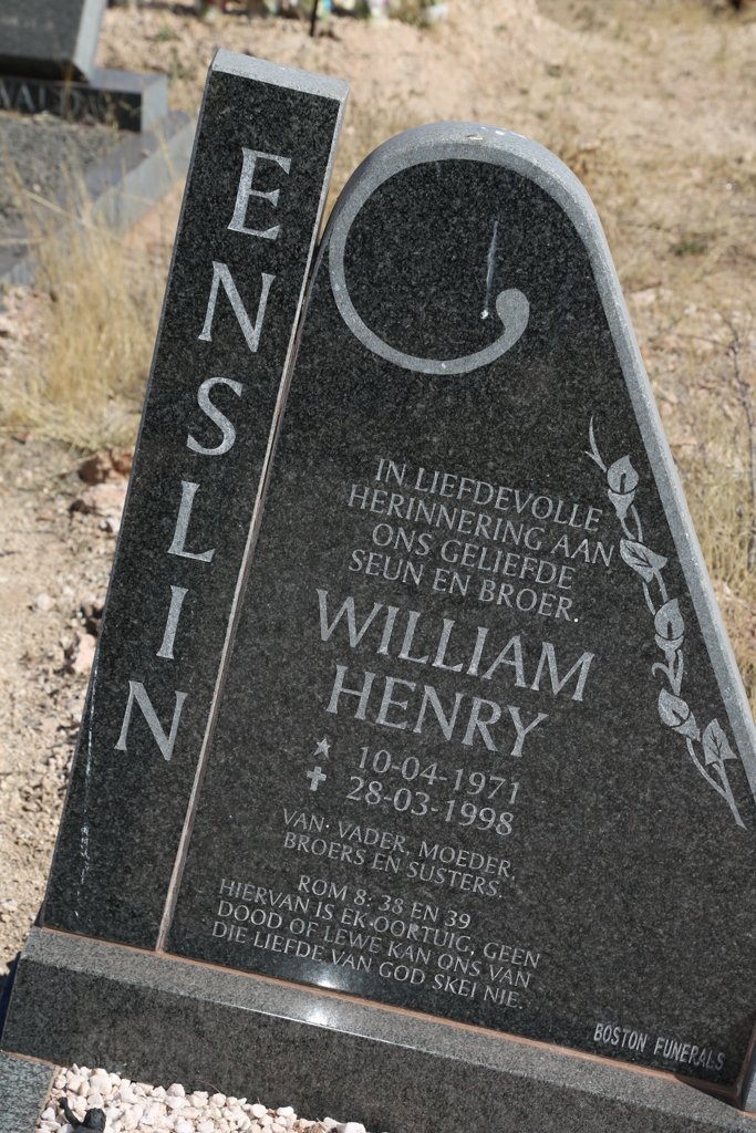ENSLIN William Henry 1971-1998