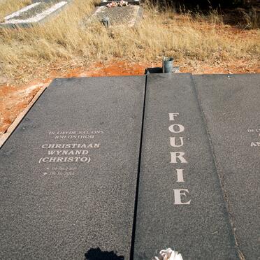 FOURIE Christiaan Wynand 1966-2011 &amp; Anna Jacoba Maria 1970-