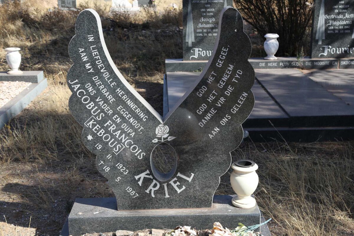 KRIEL Jacobus Francois 1923-1987