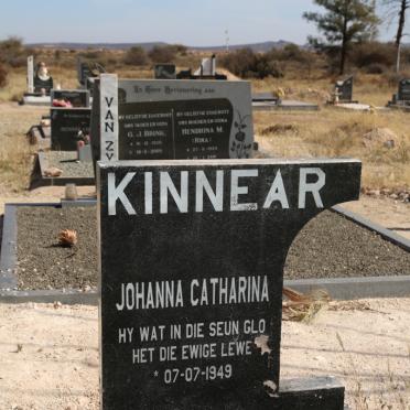 KINNEAR Johanna Catharina 1949-