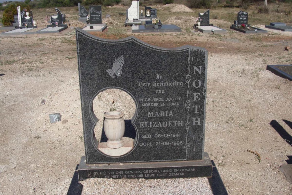 NOETH Maria Elizabeth 1941-1996