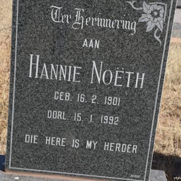 NOETH Hannie 1901-1992