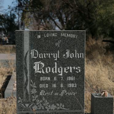 RODGERS Darryl John 1961-1983
