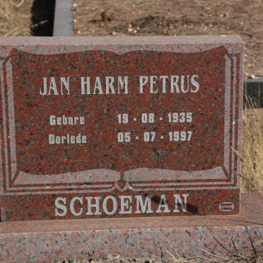 SCHOEMAN Jan Harm Petrus 1935-1997
