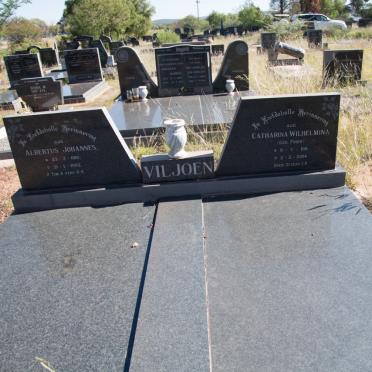 VILJOEN Albertus Johannes 1910-1992 &amp; Catharina Wilhelmina nee FRIER 1911-2004