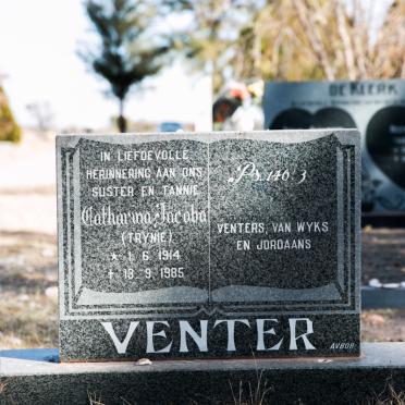 VENTER Catharina Jacoba nee VENTER 1914-1985