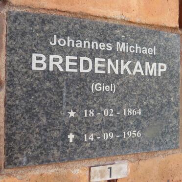 BREDENKAMP Johannes Michael 1864-1956
