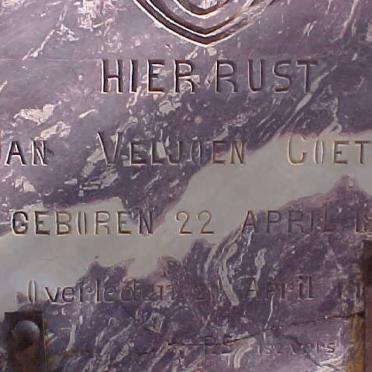 COETZEE Jan Veljoen 1883-